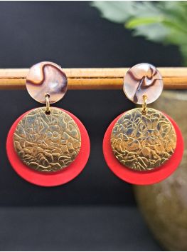 Puce Zébrée médaille rouge.