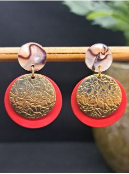 Puce Zébrée médaille rouge.