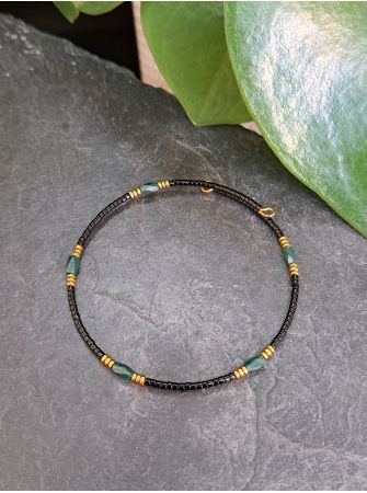 Noir et vert fonçé 1