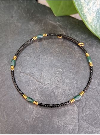 Noir et vert fonçé 1