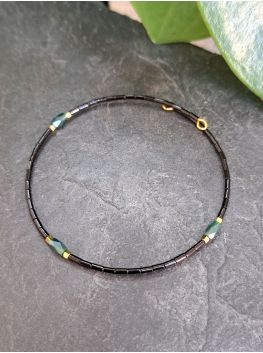 Noir et vert fonçé 5