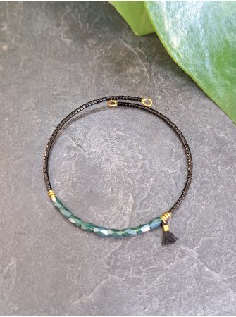 Noir et vert fonçé 10