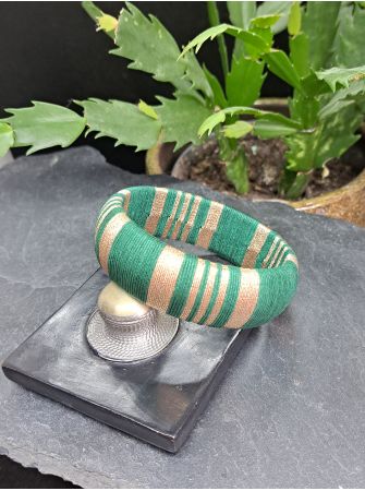 Jonc vert sapin et cuivré