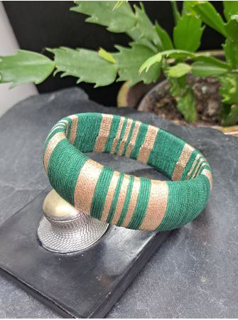 Jonc vert sapin et cuivré