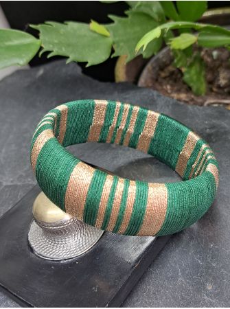 Jonc vert sapin et cuivré