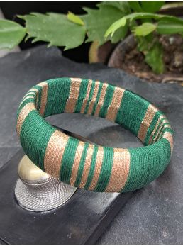 Jonc vert sapin et cuivré