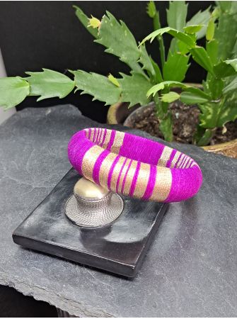 Jonc XL violet et cuivré