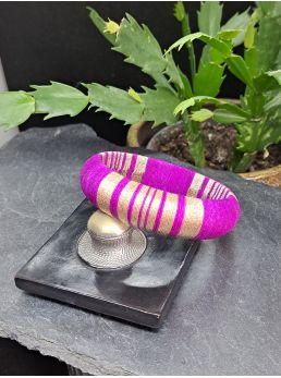 Jonc XL violet et cuivré