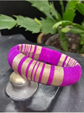 Jonc XL violet et cuivré