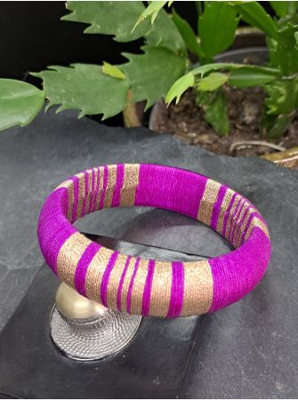 Jonc XL violet et cuivré