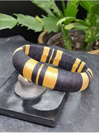 Jonc XL noir et doré