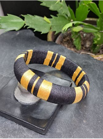 Jonc XL noir et doré