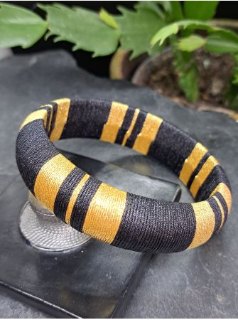 Jonc XL noir et doré