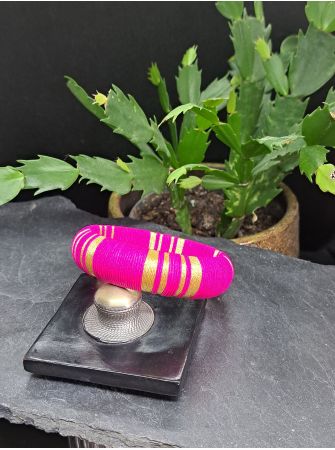 Jonc XL rose et doré