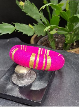 Jonc XL rose et doré