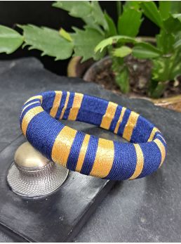 Jonc XL bleu nuit et doré