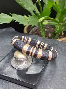 Jonc noir et cuivré