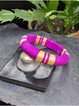 Jonc violet et doré