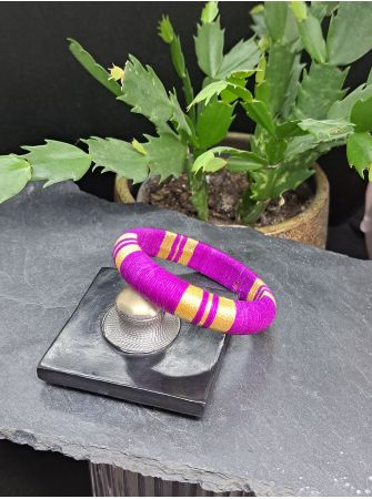 Jonc violet et doré