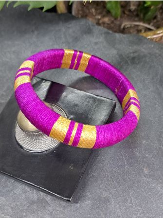 Jonc violet et doré