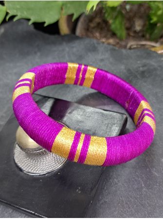 Jonc violet et doré