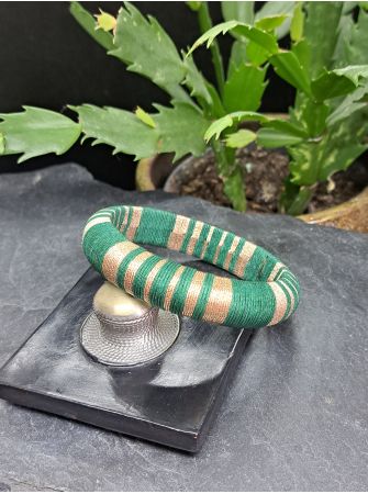 Jonc vert sapin et cuivré