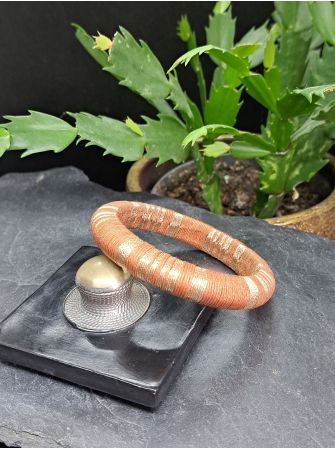 Jonc marron et cuivré