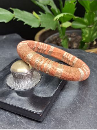 Jonc marron et cuivré