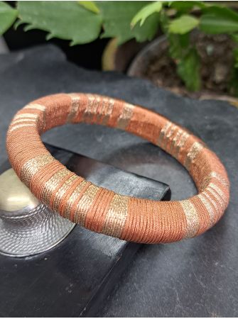 Jonc marron et cuivré