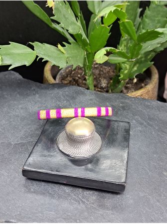 Petite manchette violet et doré