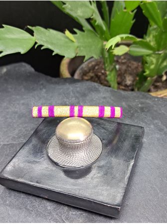 Petite manchette violet et doré