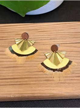 Série plumes et cuir.