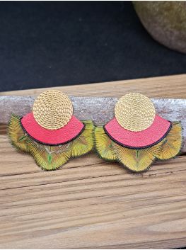 Série plumes et cuir.