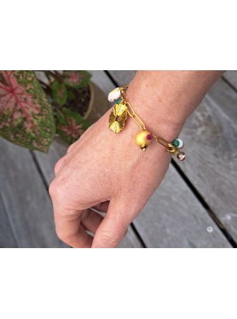 Bracelet chaine et breloques