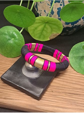 Jonc Noir, rose et doré