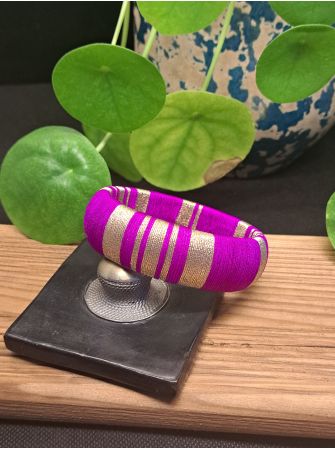 Jonc violet et doré