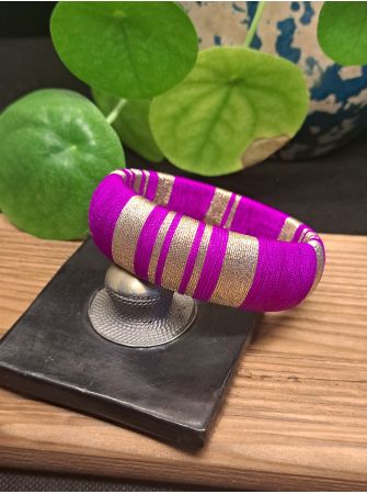 Jonc violet et doré