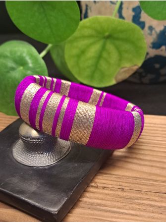 Jonc violet et doré