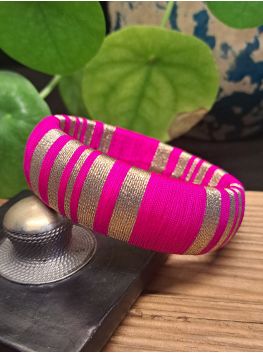 Jonc bleu rose et cuivré