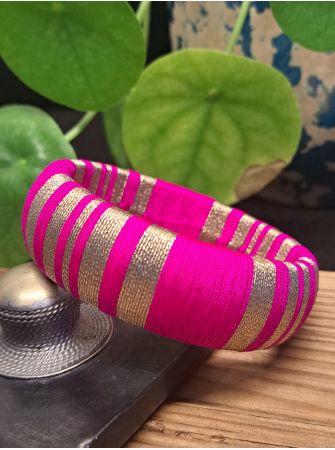 Jonc bleu rose et cuivré