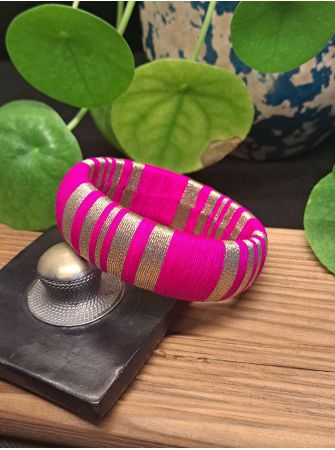 Jonc bleu rose et cuivré