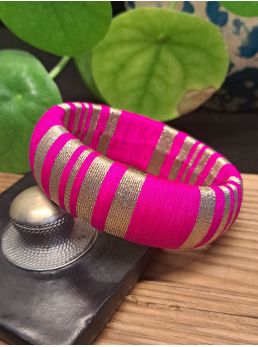 Jonc bleu rose et cuivré
