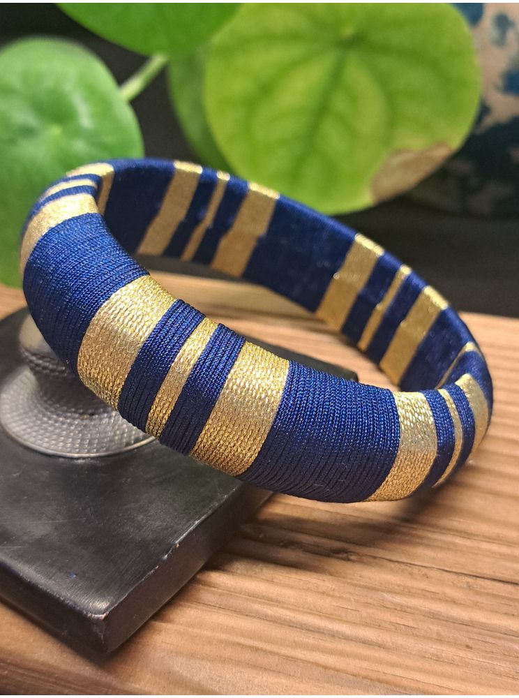 Jonc XL bleu nuit et doré Jonc XL bleu nuit et doré