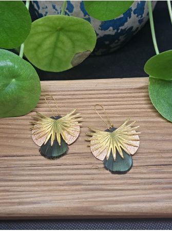 Série "plumes" et "cuir"