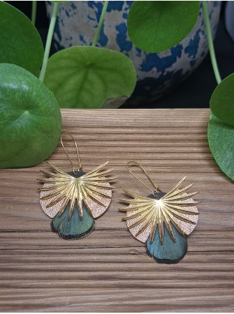 Série "plumes" et "cuir"