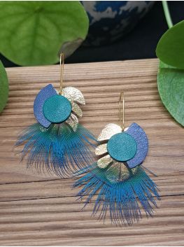 Série "plumes" et "cuir"