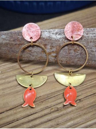 Série marine, fish orange