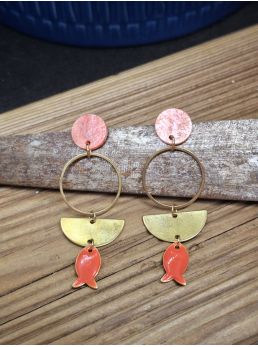 Série marine, fish orange