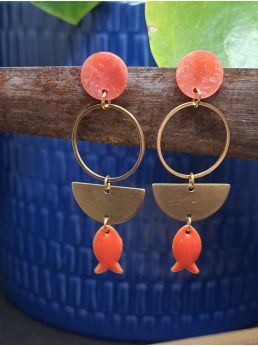 Série marine, fish orange