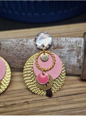 Puces zébrées, médailles dorées er rose
